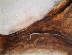 "Amber" - Original painting, 42x30cm