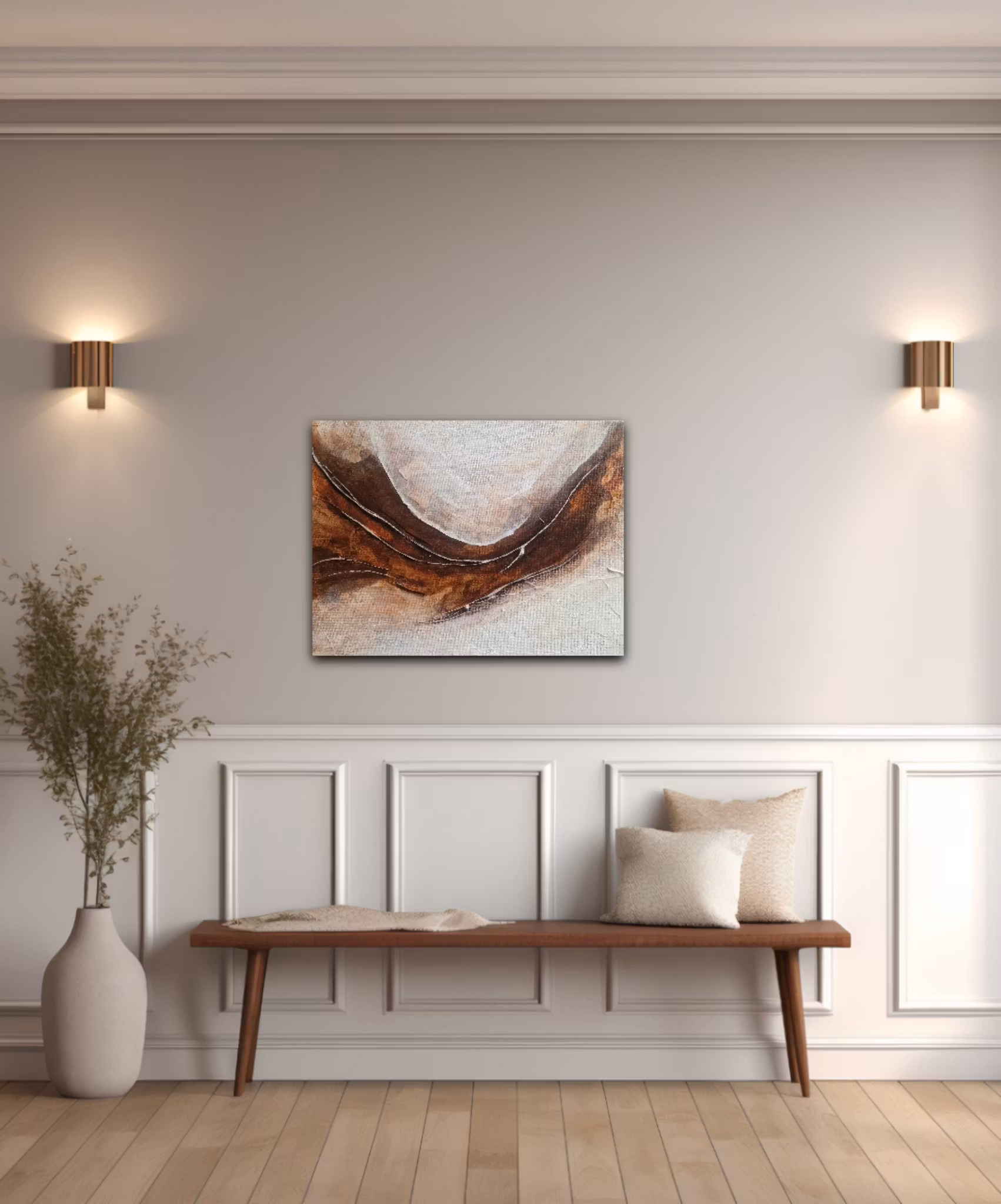 "Eternal Wave" - Original painting, 42x30cm