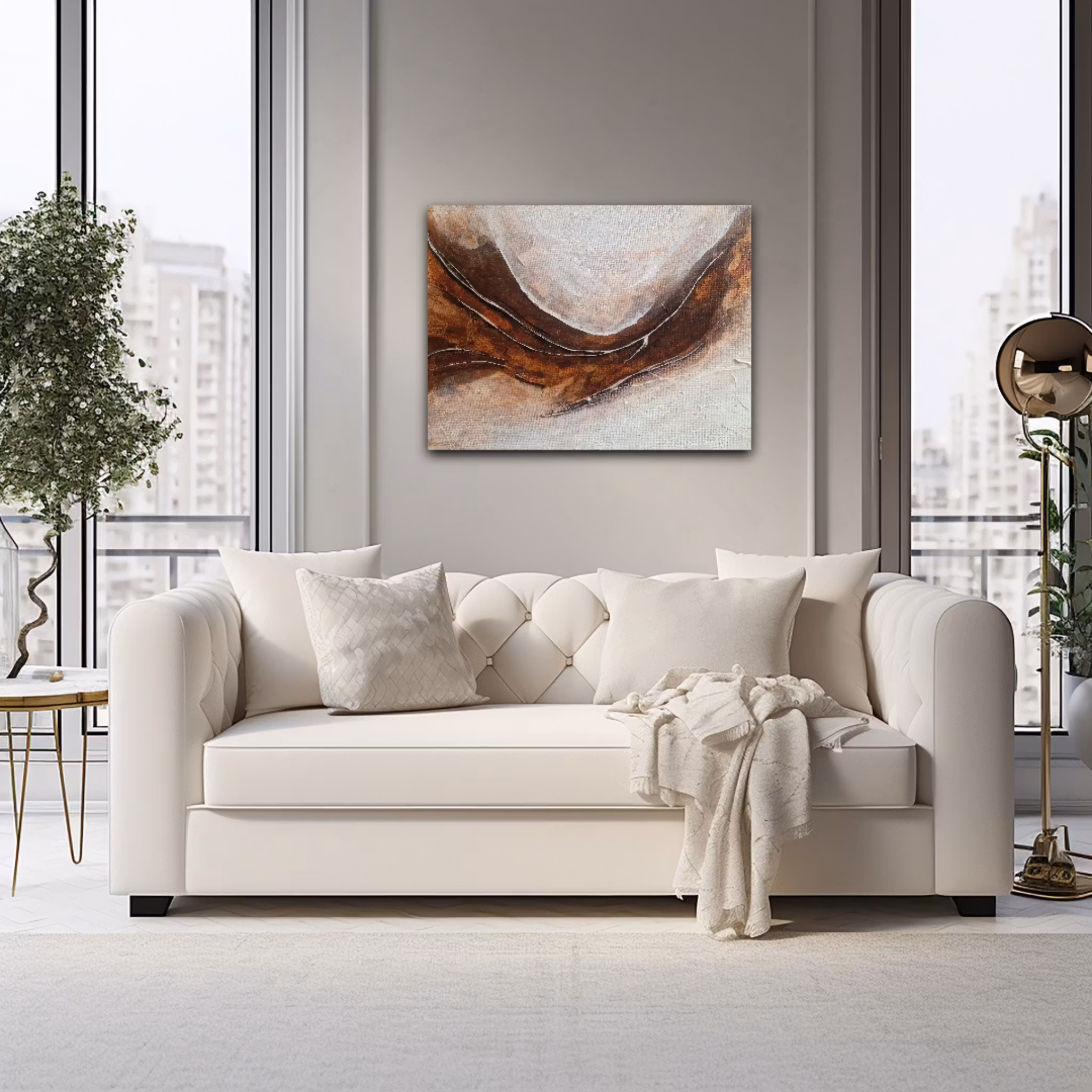 "Eternal Wave" - Original painting, 42x30cm
