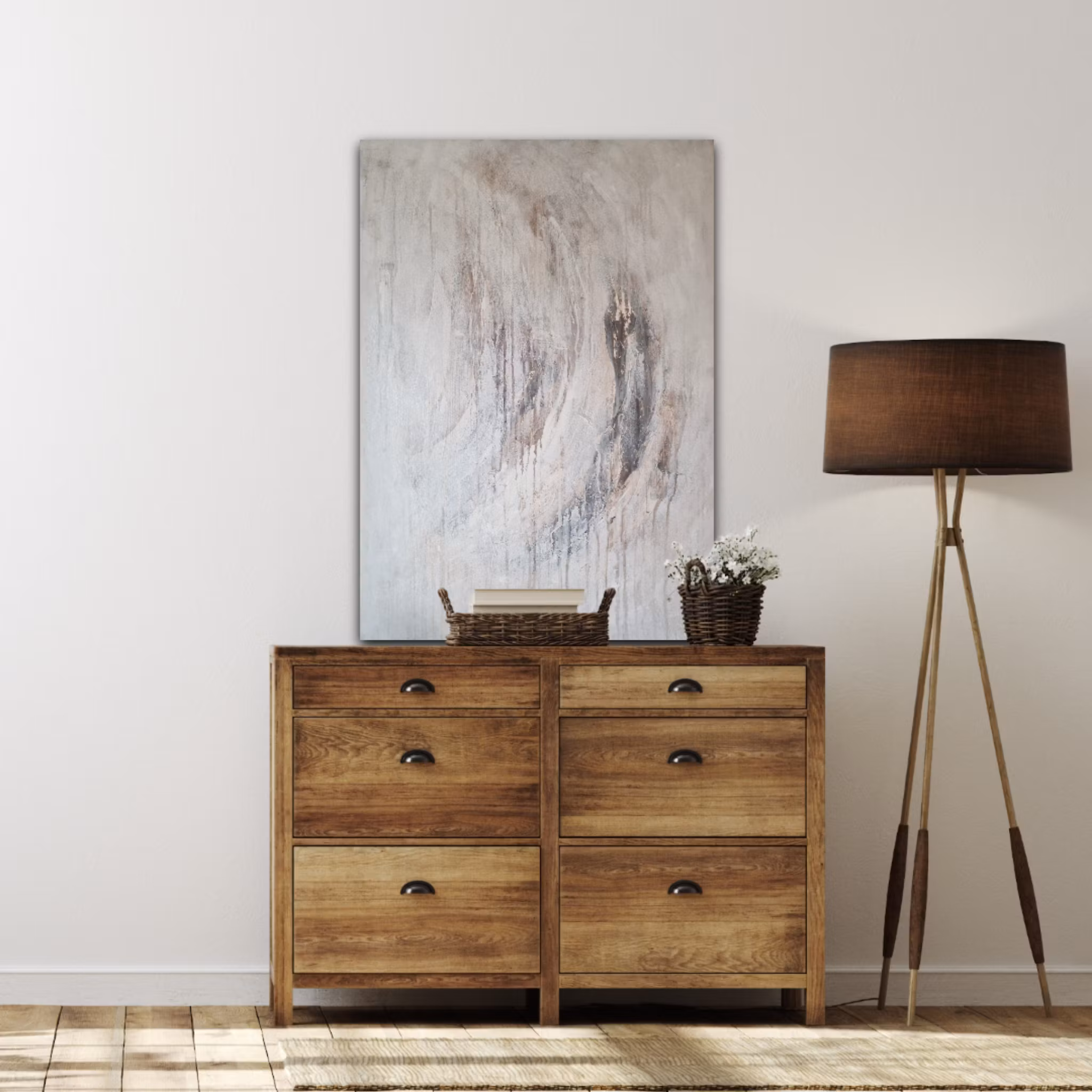 "Muddy River" - Original painting, 80x60cm