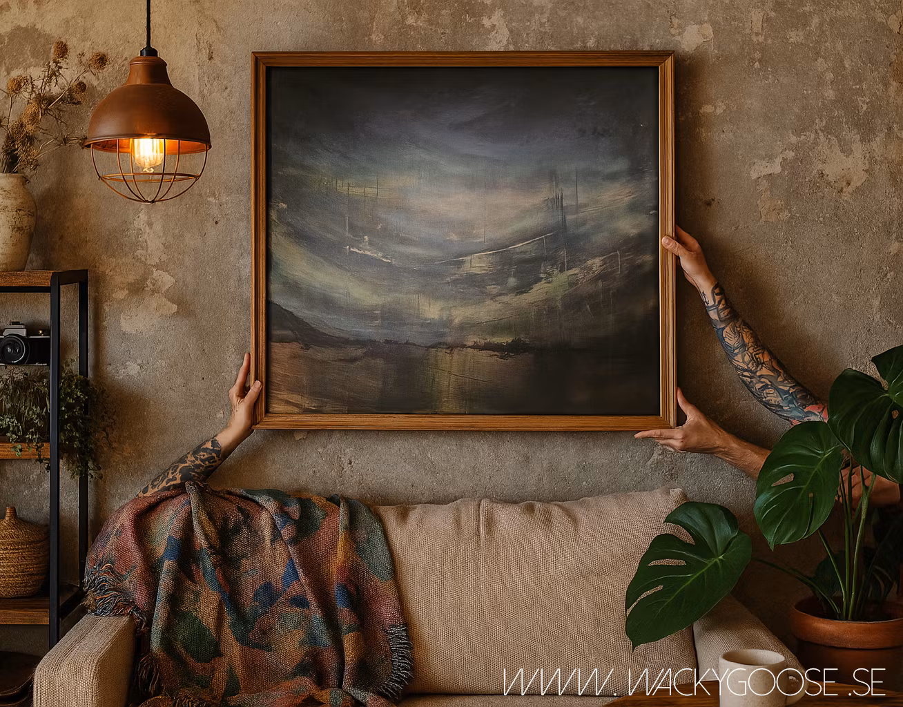 "Devine Valley" - Original painting, 120x100cm