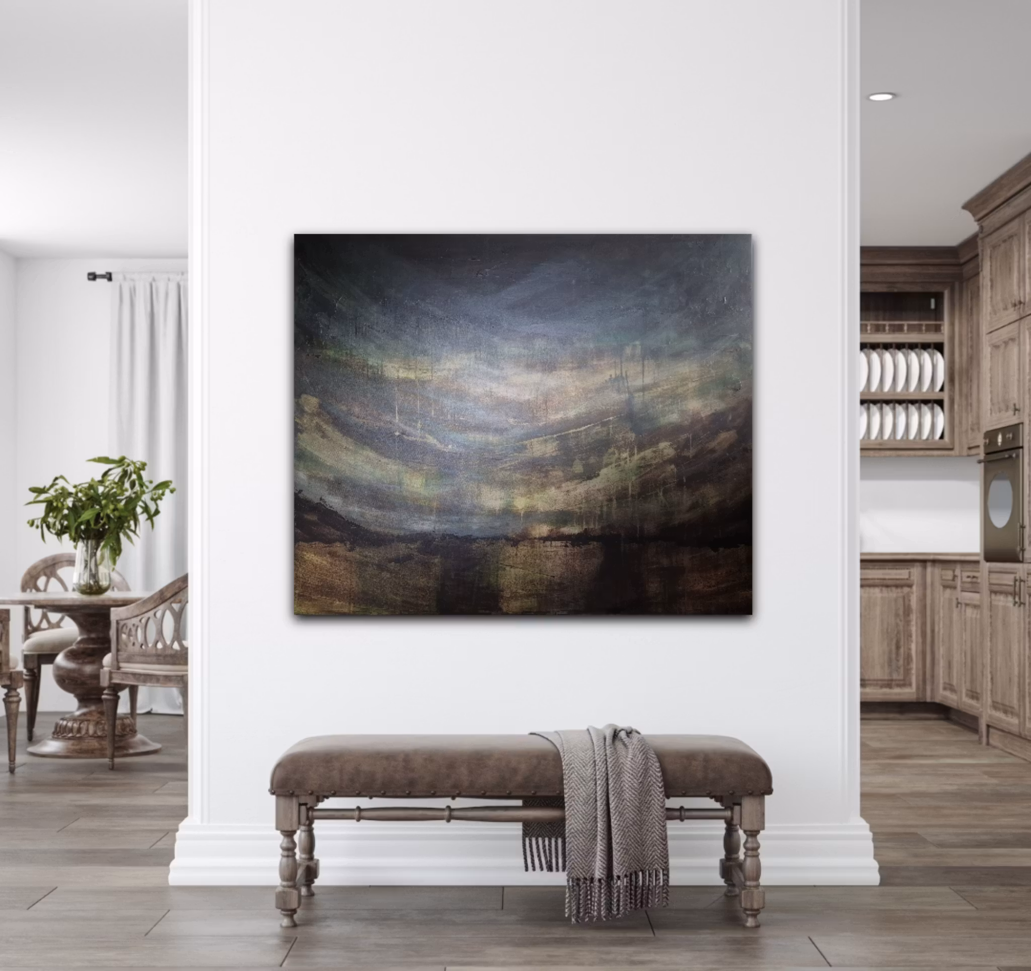 "Devine Valley" - Original painting, 120x100cm