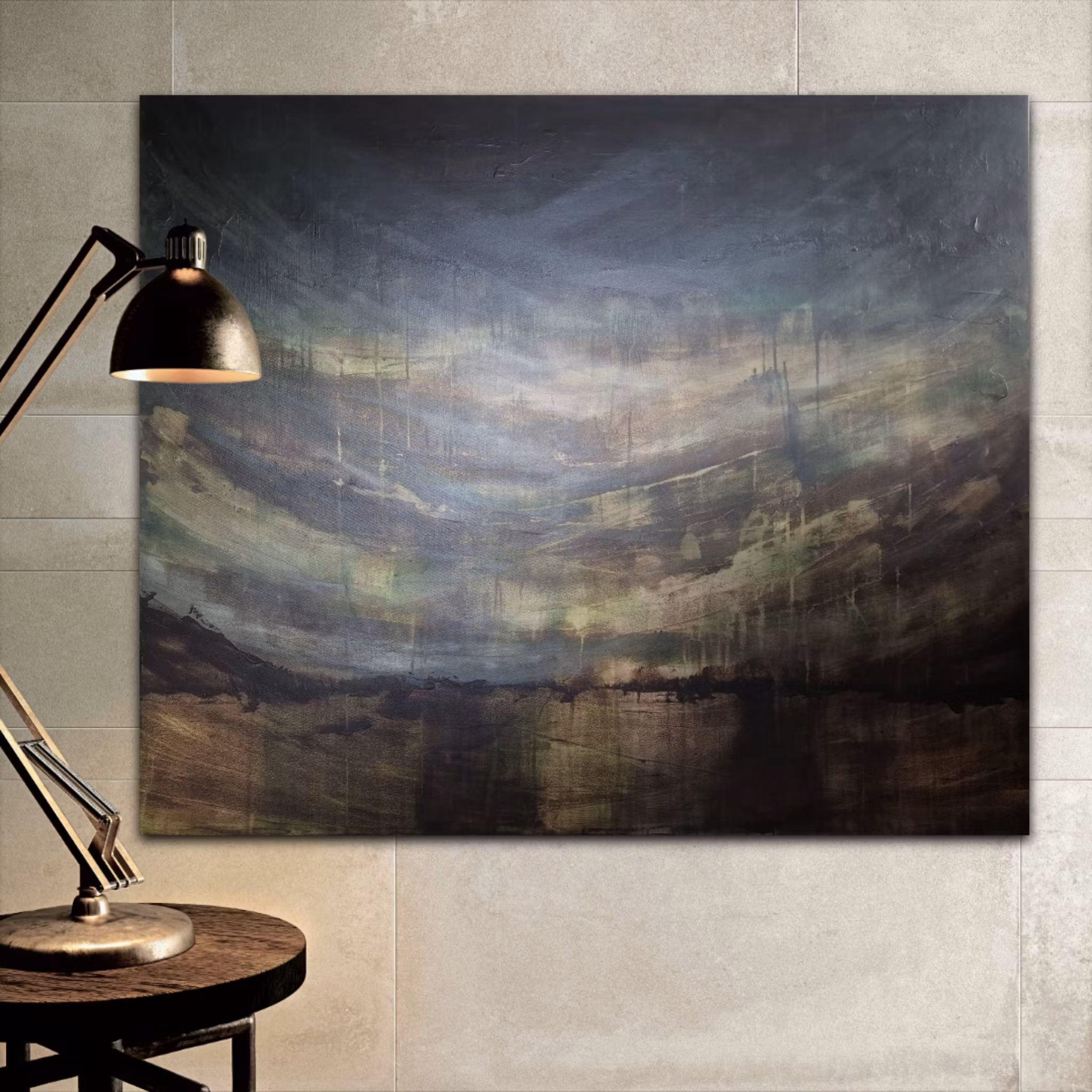 "Devine Valley" - Original painting, 120x100cm