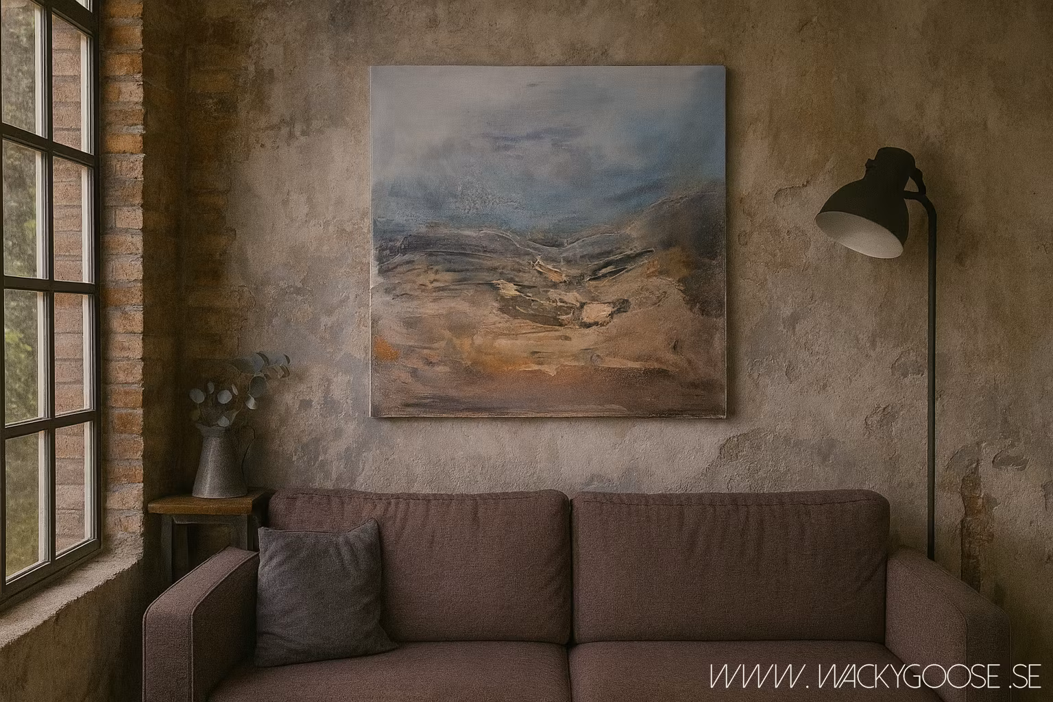 Kopia "Whispering Dunes" - Originalmålning, 60x60cm
