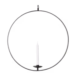 Hängande ljusstake Ø60cm, Svart