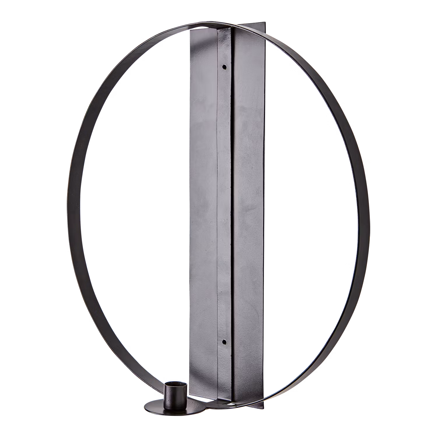 Väggljusstake Ø40cm, Svart