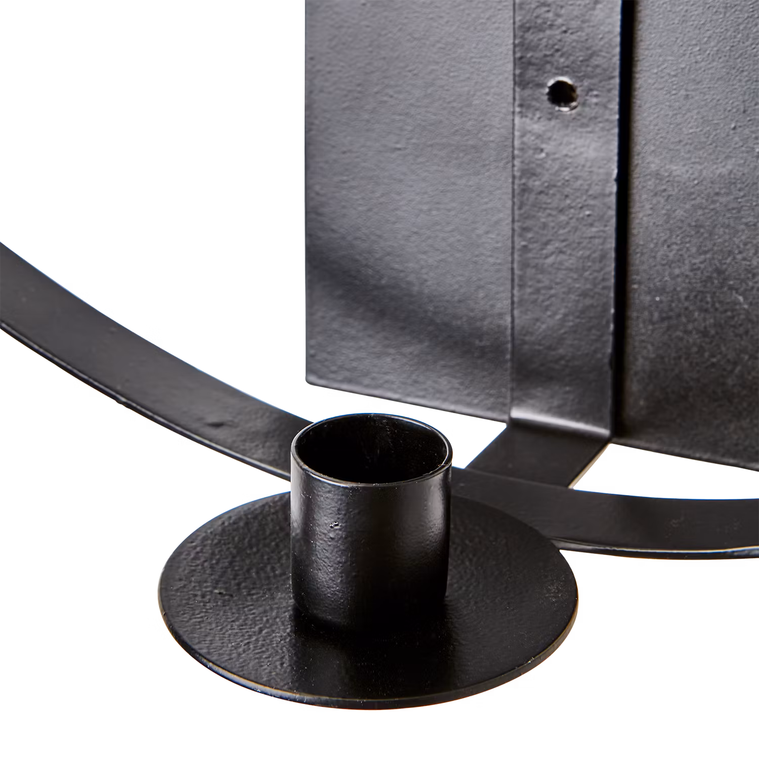 Väggljusstake Ø40cm, Svart