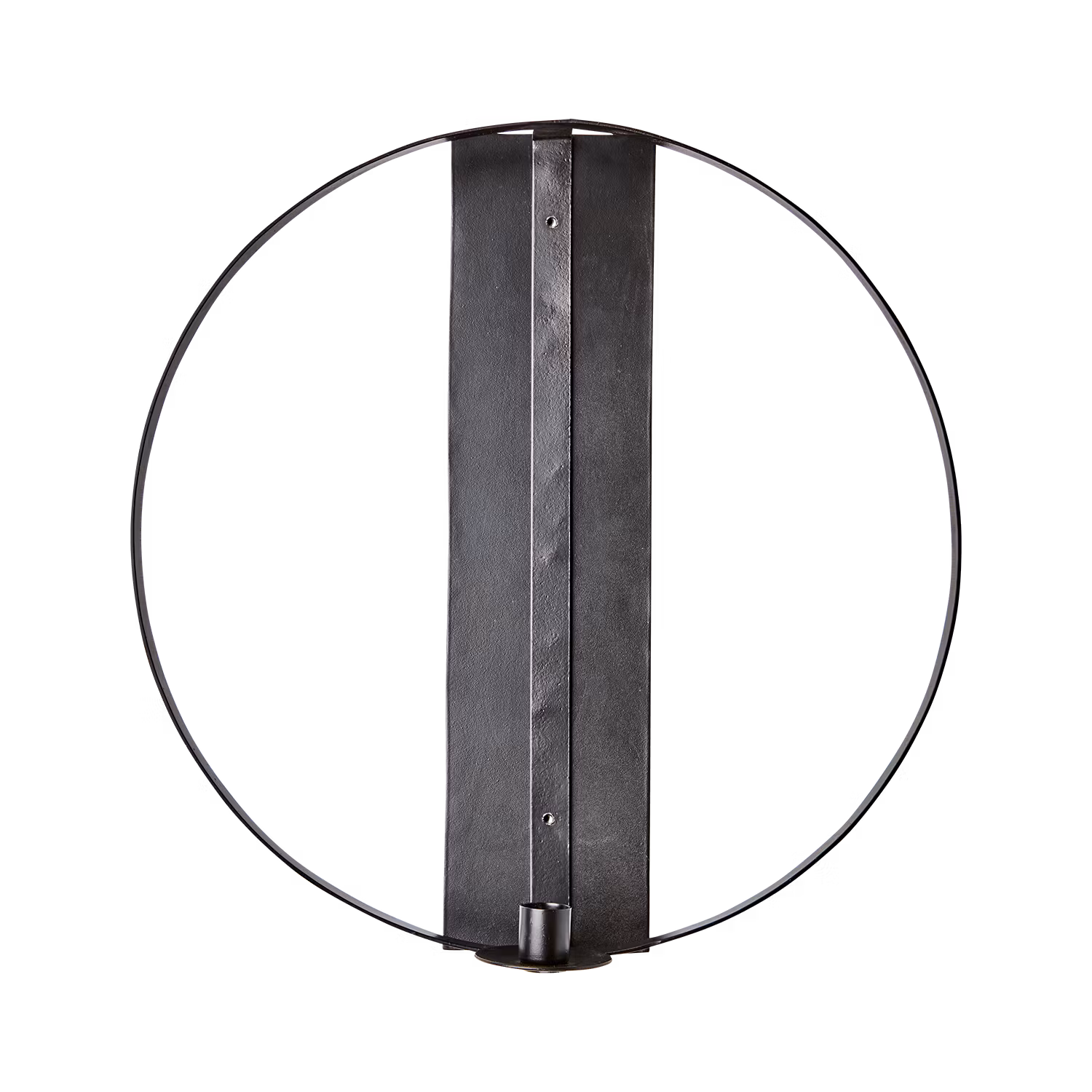 Väggljusstake Ø40cm, Svart