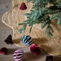 Julgransdekoration, 10-pack, Brun