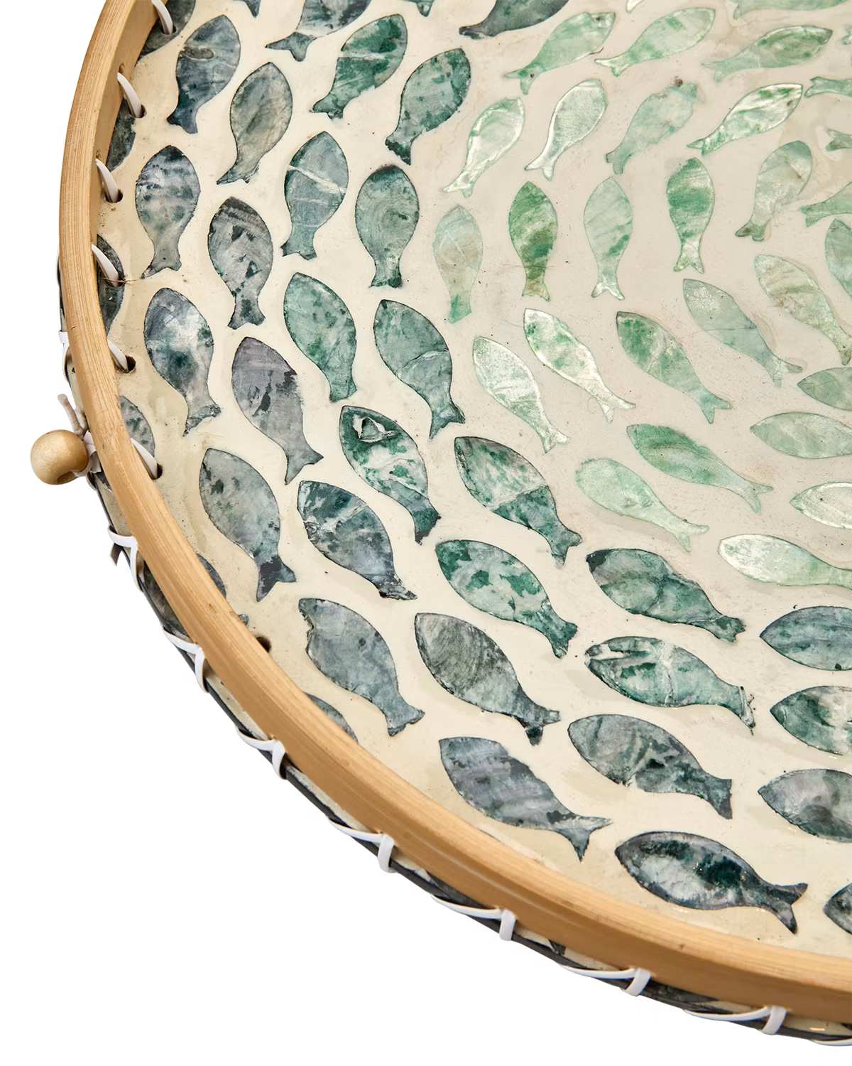 Handgjord bricka med skydd, Ø40cm