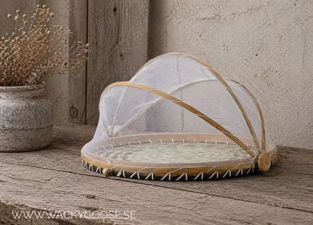 Handgjord bricka med skydd, Ø40cm