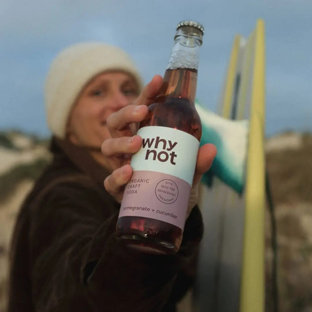 Why Not Soda, Granatäpple & Gurka, Ekologisk fruktsoda