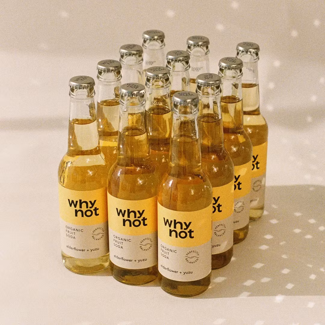 Why Not Soda, Fläder & Yuzu, Ekologisk fruktsoda