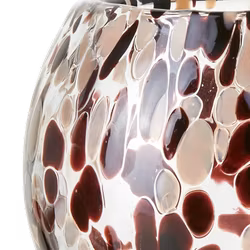 PARTY Värmeljushållare Ø13cm, Brun/beige/svart