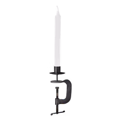 Handgjord Ljusstake i järn, Svart