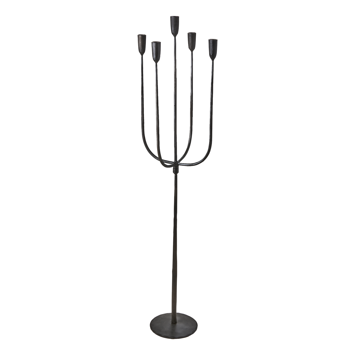 Handgjord Kandelaber, Smidesjärn, 110cm
