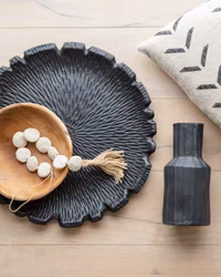 ATHENA Dekoration, Svart/natur