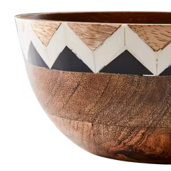 GLOBETROTTER Skål i mangoträ, S, Brun