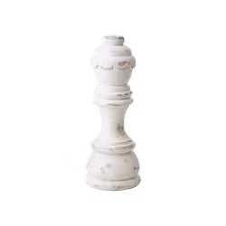CHESS Dekorativ schackpjäs, Vit