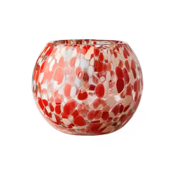 PARTY Värmeljushållare Ø13cm, Röd