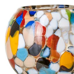 PARTY Värmeljushållare Ø10cm, Flerfärgad