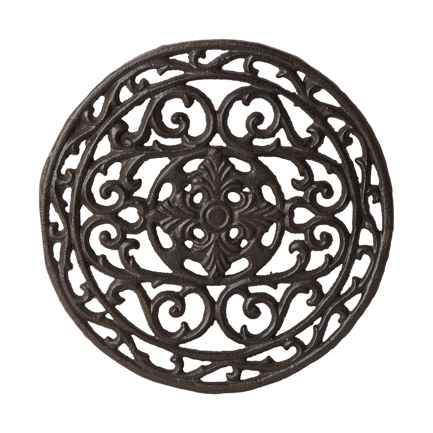 Grytunderlägg Ø20cm, Brun/svart