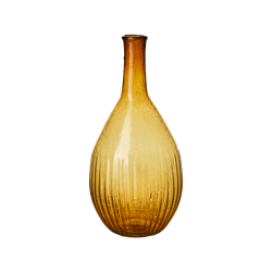 Munblåst Vas av Återbrukat glas, Bärnsten