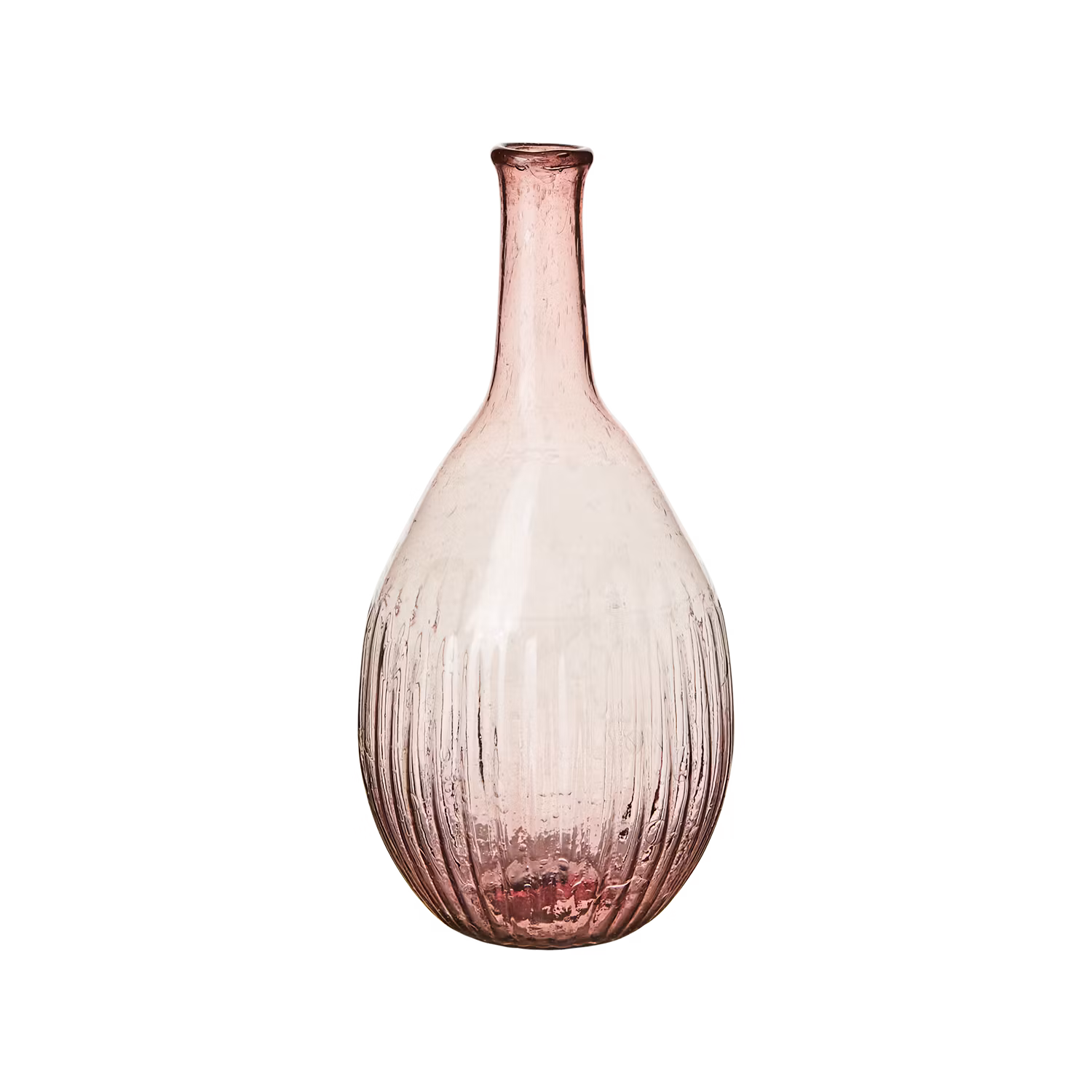 Munblåst Vas av Återbrukat glas, Rosa