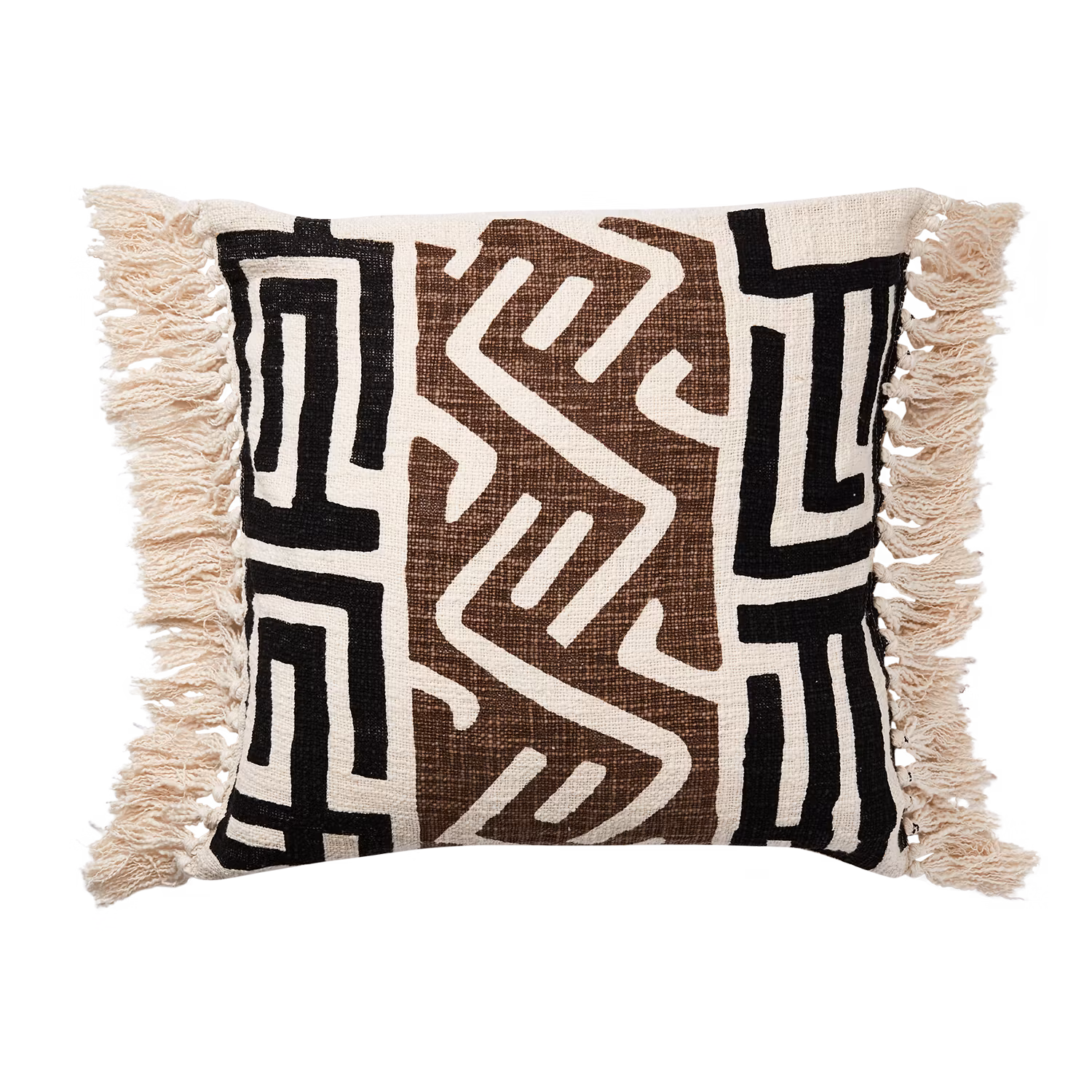 Kuddfodral, Natur/svart/brun