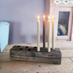 Rustik ljusstake, 9 ljus