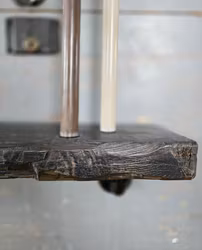 Vägghylla/Ljusstake, Svart