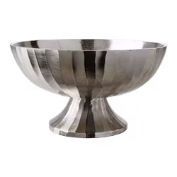 Handgjord Champagnekylare Ø36x20cm, Nickelfärgad