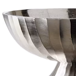 Handgjord Champagnekylare Ø36x20cm, Nickelfärgad