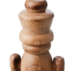 Staty i trä, 25cm