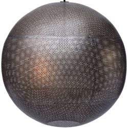 Rund Taklampa i perforerad plåt, 50cm