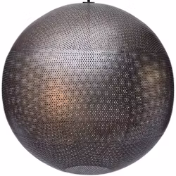 Rund Taklampa i perforerad plåt, 50cm