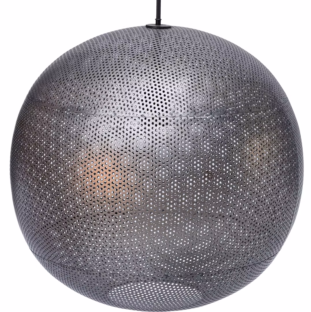 Taklampa i perforerat järn, 40cm