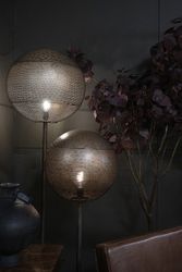 Golvlampa i perforerad järn, 185cm