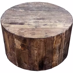 Soffbord av återbrukat trä, 90cm