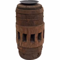 PILU Ljusstake från ett gammalt hjulnav, XL