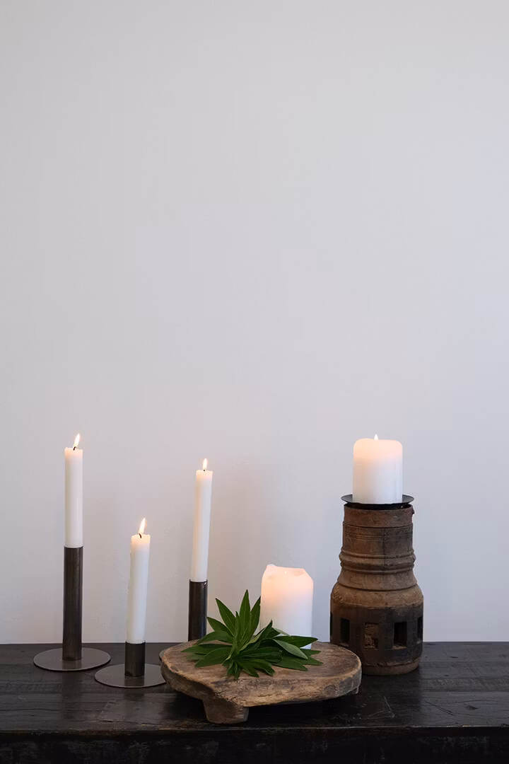 PILU Ljusstake från ett gammalt hjulnav, M
