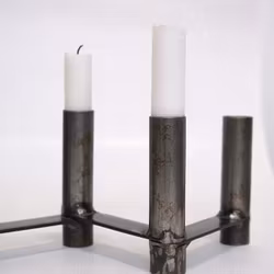Ljusstake i järn, Flexibel, 57cm