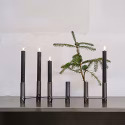 Ljusstake i järn, Flexibel, 57cm