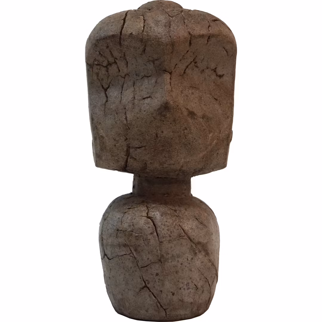 Skulptur av cement och lera, 21cm