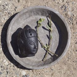 Buddha skulptur i lera