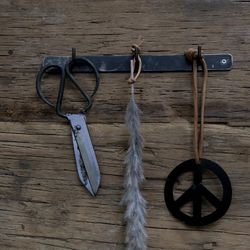 Kroklist i metall, 3 krokar