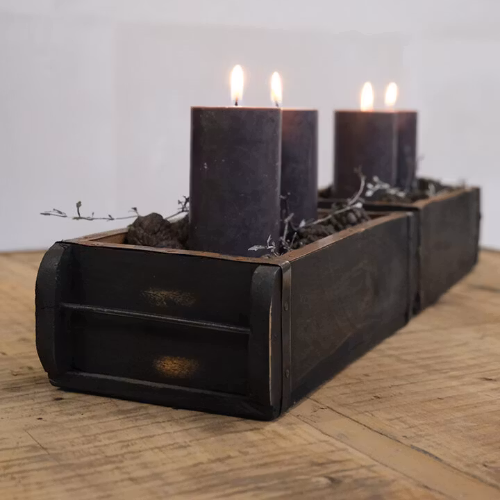 Vintage murstensform, Svart