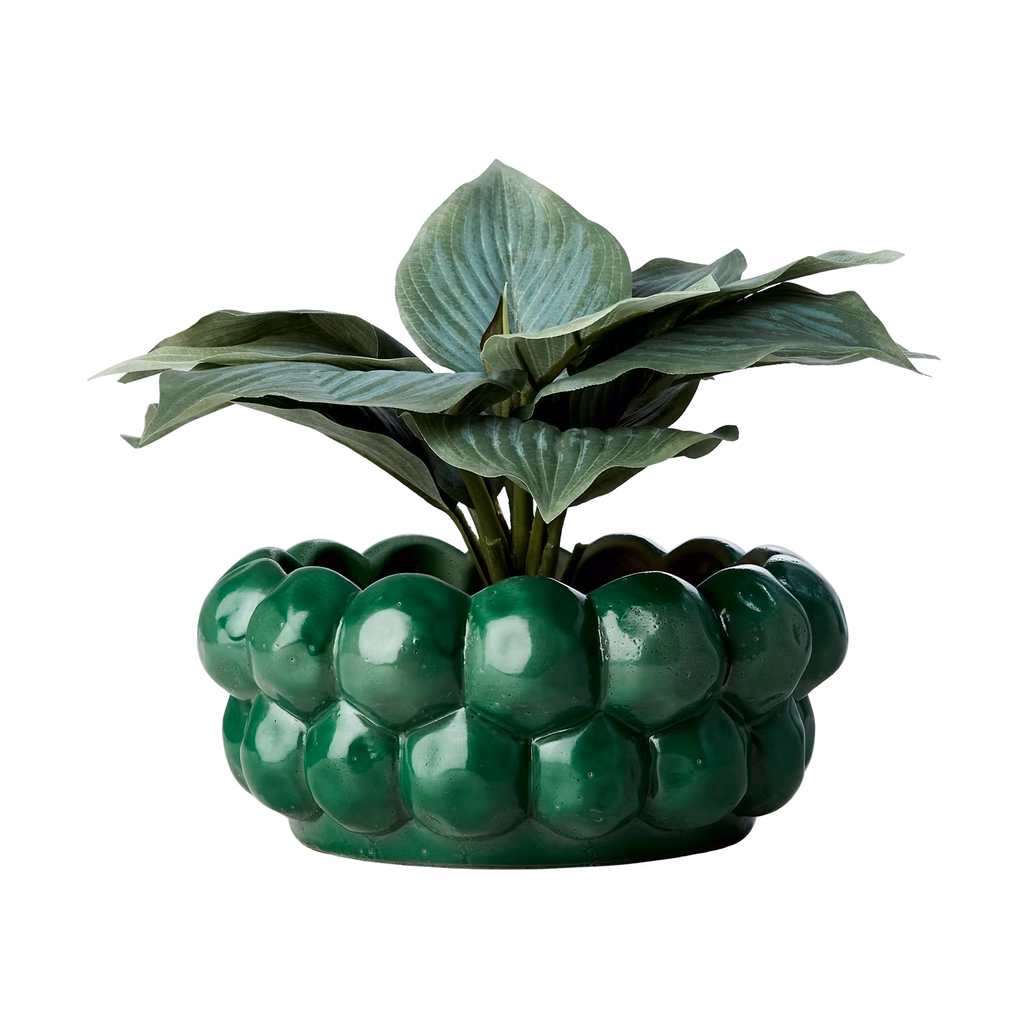 Kruka i lera Ø22cm, Grön