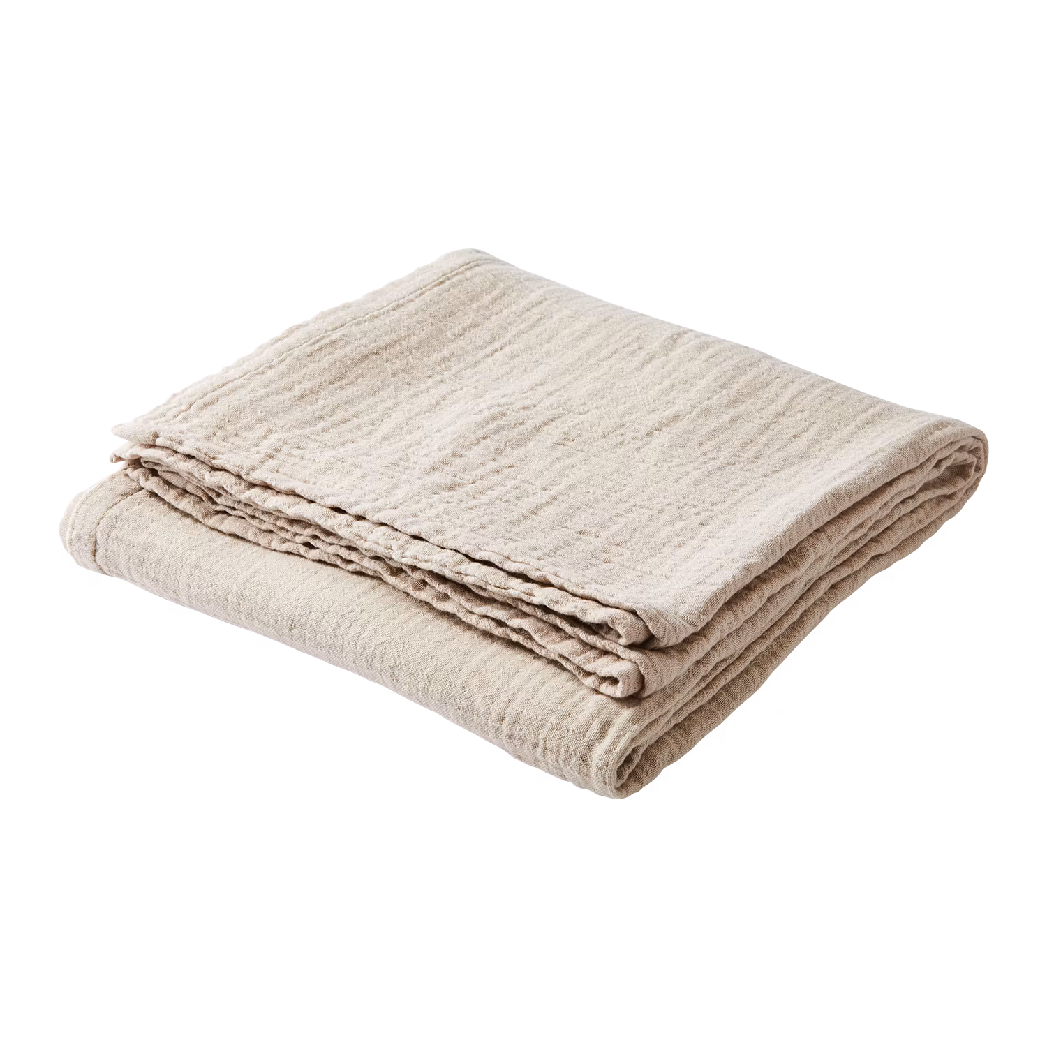 Bordsduk 100% Bomull, Beige, 220x140cm