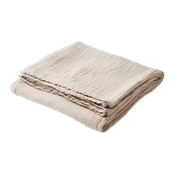 Bordsduk 100% Bomull, Beige, 220x140cm